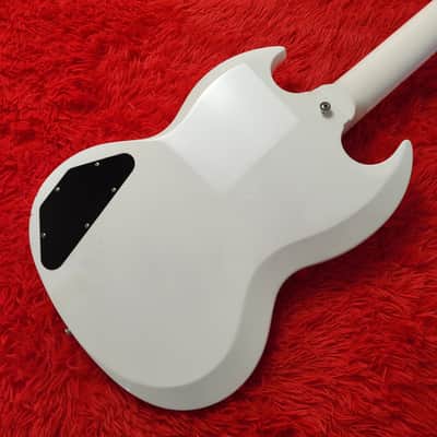 Super Rare 2015 Navigator N-SG Custom Order 3 Pickup SG Standard White - With Original Hard Shell Case - Made By ESP Technical House Custom Shop in Japan MIJ image 11