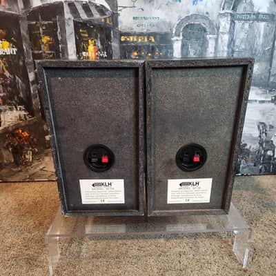KLH KLH 911B  pair of compact, 2-way passive bookshelf speakers, 90s  - Black image 5