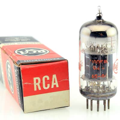 1965 RCA JRC 5751W1  5751 (12AX7A) Black Plate NOS? Vacuum Tube image 2