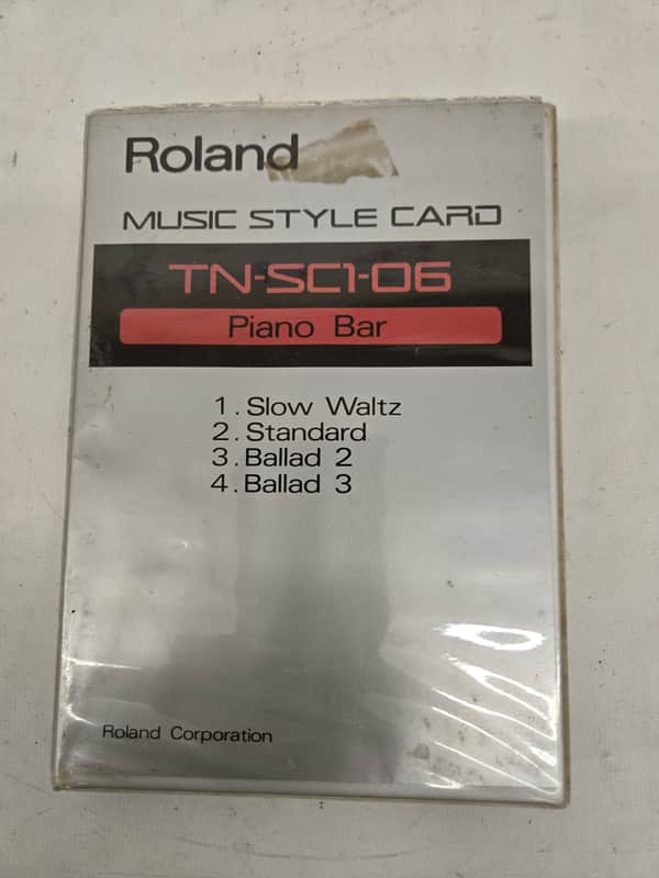 Roland  Music Style Card TN-SC1-06 Bar image 1