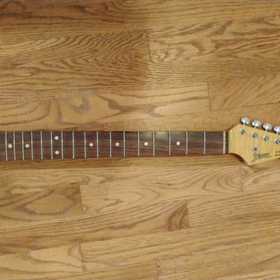 Warmoth Fender Stratocaster Neck 2010's - Nitrocellulose Lacquer Vintage Tint image 10