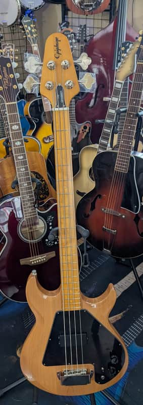 Epiphone Grabber 4-String Bass Electric Guitar- Natural image 1