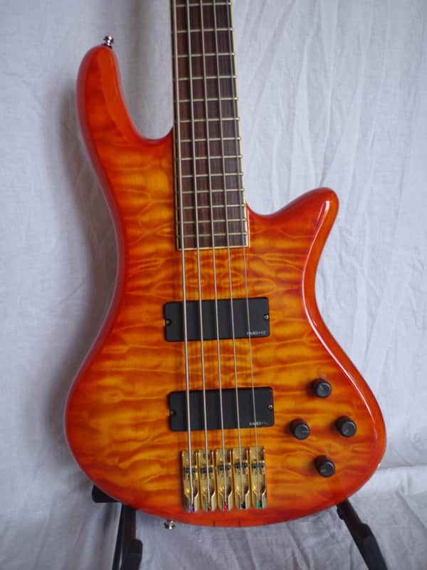 Schecter Diamond Series Stiletto Elite 5 String Bass | Reverb