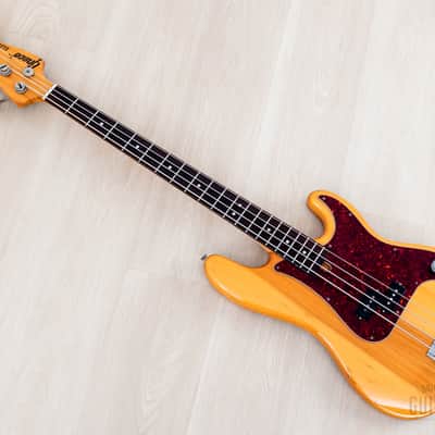 1974 Greco Electric Bass PB-420N Vintage P Bass Natural Japan w/ Fender USA Pickup image 12