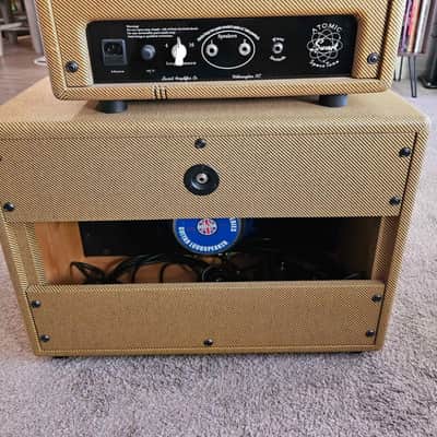 Swart AST Atomic Space Tone MkII 20-Watt 1x12" Guitar Amp Half Stack 2009 - Present - Tweed image 2