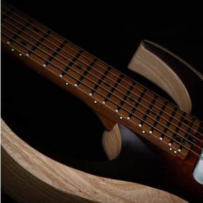 Cort X700OPBB X Series 700 Triality Electric Guitar. Open Pore Black Burst image 15