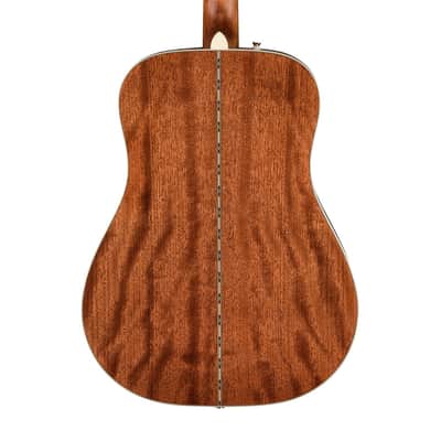 Fender PD-220E Dreadnought w/ Case - Natural image 7