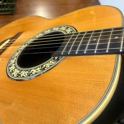 Ovation 1621-4 Acoustic Electric Guitar with Original Hardshell Case Parts Repair image 11