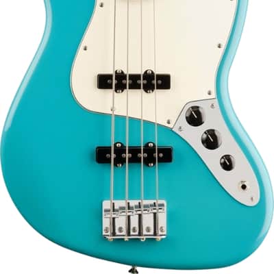 Fender Player II Jazz Bass 4-String Bass Guitar, Rosewood Fingerboard, Aquatone Blue image 2