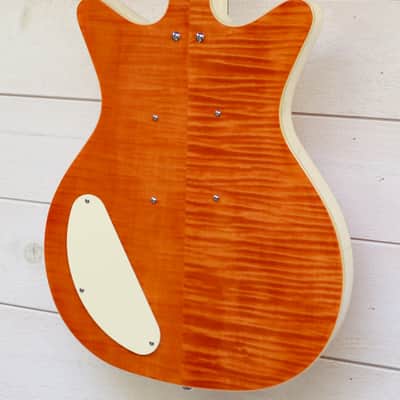 Danelectro 59 Divine 2020 - Flame Maple Orange image 3