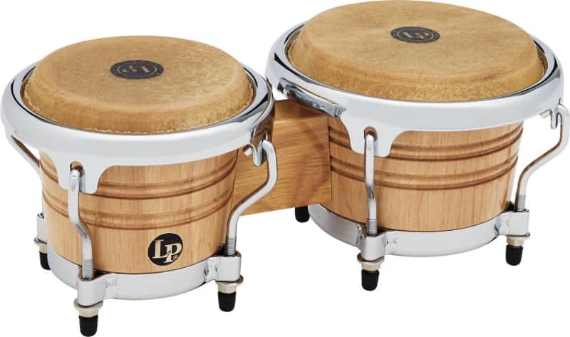 Latin Percussion Mini Bongos - Natural image 1