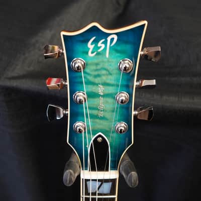 ESP USA Eclipse Aqua Marine Sunburst 6-String Electric Guitar w/ Hard Case (2025) image 5