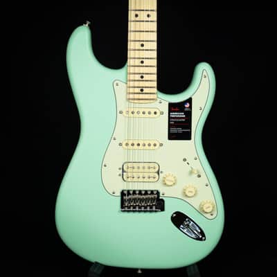 Fender American Performer Stratocaster HSS Satin Surf Green Maple Fingerboard (US22031221) image 1