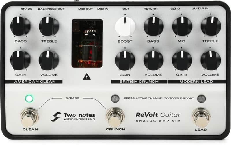 Two Notes ReVolt All-analog Guitar Amp Simulator Pedal (ReVoltGtrd3) image 1