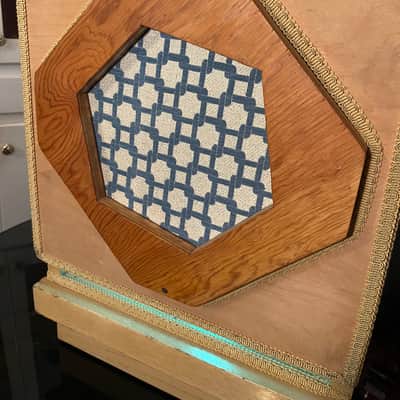 Rotary Connection 1x15 mcm guitar speaker semi open cab. Lights Up! Vintage CTS 8 ohm speaker. Real Hardwood. 2026 - Blonde/wood image 10