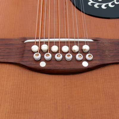 1973 K.Yairi F-180 12-String Acoustic Guitar - Rare / International Label - Made in Japan +Hard Case image 14