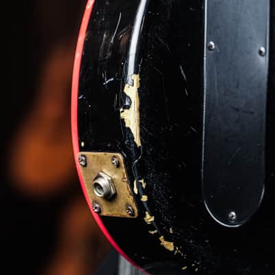 1985 Washburn WT-24V Tour 24 HH Telecaster black/red image 11