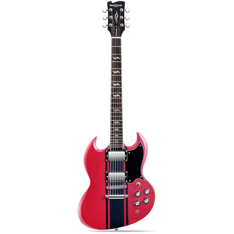 Westcreek Racer Solid Body Electric Guitar, Double Cut Electric Guitar, Rounded End Frets, Bone Nut, Rosewood Fretboard, Mahogany Body image 1