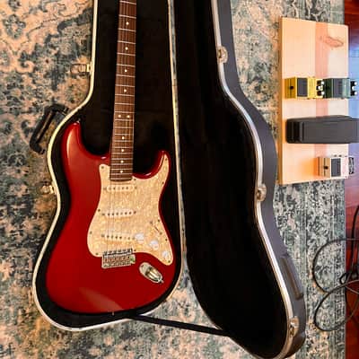 2007 Fender Highway One Stratocaster in Midnight Wine Transparent finish (Made in USA) image 19