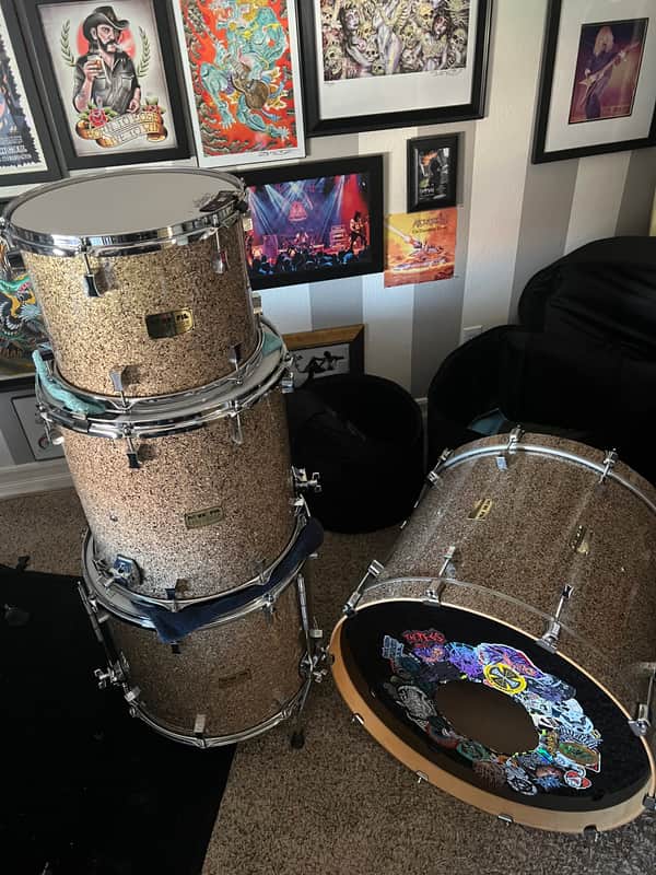 Pork Pie USA Custom 4pc Drum Kit 24/12/16/18 – Made in USA image 1