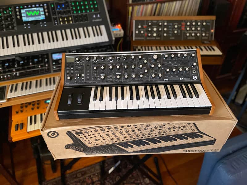 Moog Subsequent 37 Analog Synth 2017 - Present - Black image 1