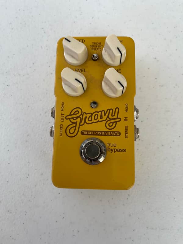 TC Electronic Gravy Tri Chorus & Vibrato Stereo Rare Guitar Effect Pedal image 1