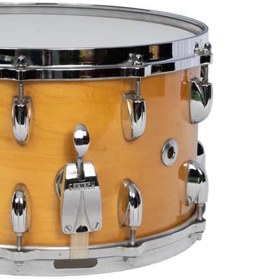 Used Gretsch 8x14 1980s Square Badge Snare Drum Maple image 4