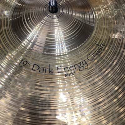 Tris Imboden's, Chicago, Paiste - 19" Signature Dark Energy, Mark 1 Crash Cymbal, 1764g image 5