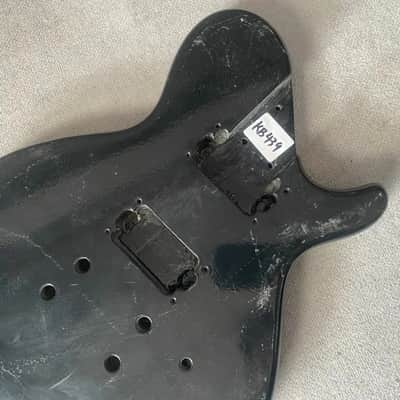 Black Basswood Guitar Single Cut Body image 7