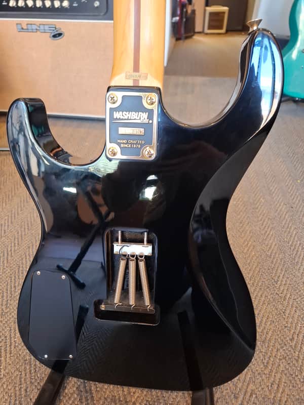 Washburn “SS40” Steve Stevens 1990s Black | Reverb