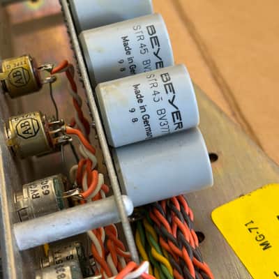 *Rare NOS Langevin MG-71 8x1 Summing Mixer & AM-457 Line Amp from AM4 Console -  1960’s image 12