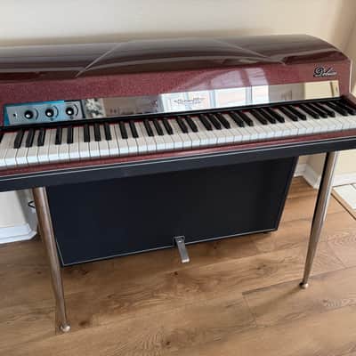 Sale! Vintage Vibe Deluxe 73 Electric Piano with Stereo Console Amplifier – Mint Condition – Rare Cherry Cola Sparkle image 1