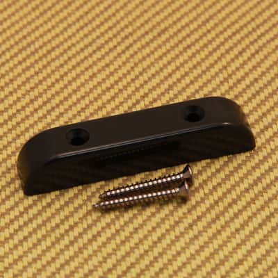 AP-0621-023 Bass Thumbrest Thumb Rest Black Plastic w/ Mounting Screws