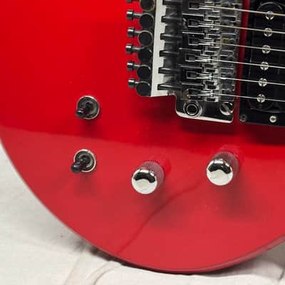 Hamer USA SS1 ss 1 Steve Stevens Signature Guitar with Case 1984 - Red image 5