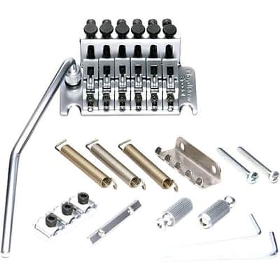 Original Floyd Rose R2 Locking Tremolo Full Assembly Kit Chrome image 2