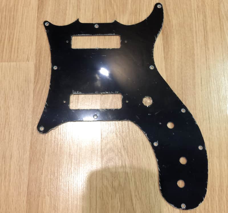 Kramer Aluminun Neck 250G Custom Guitar Pickguard BLACK 3 Ply image 1