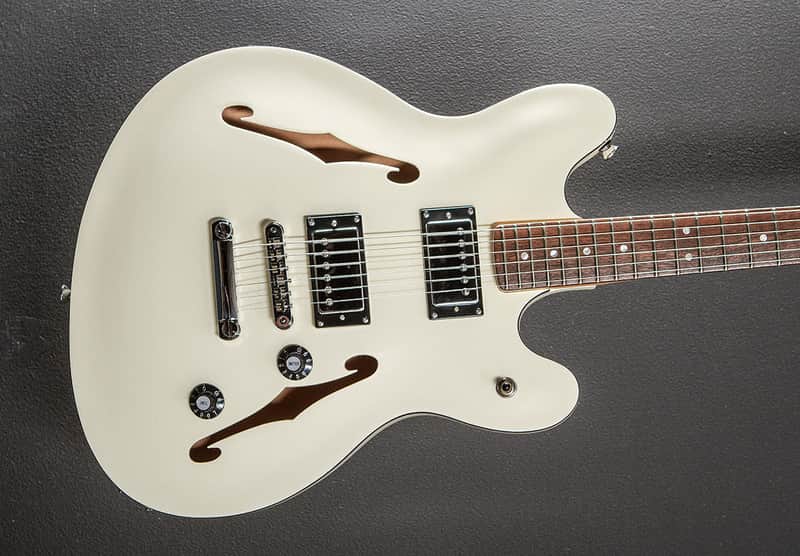 Squier Affinity Series Starcaster Deluxe - Olympic White image 1