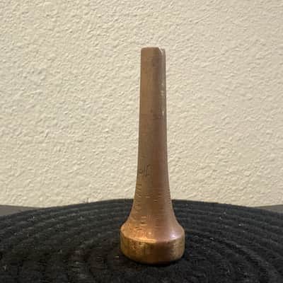 RARE Harry Glantz 6M GP 1920's - Gold Plated Vintage Trumpet Mouthpiece image 2