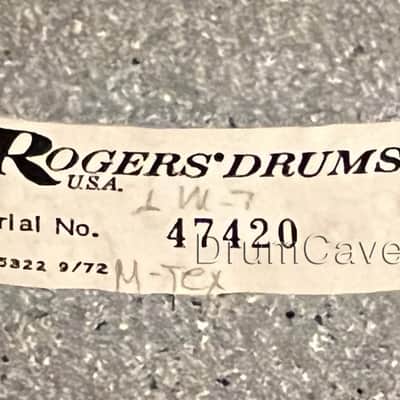 VINTAGE ROGERS 9 x 13" CONCERT TOM, SWIV O MATIC , JET BLACK, FREE CONTINENTAL UNITED STATES SHIPPING! image 9