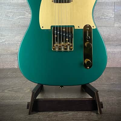 Squier 40th Anniversary Telecaster Gold Edition - Sherwood Green Metallic - USED image 2