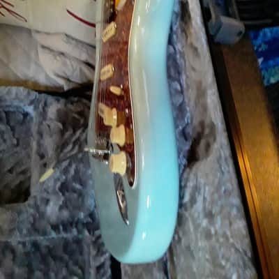Fender American Professional II Stratocaster Thinline 2024 - Present - Transparent Daphne Blue image 13