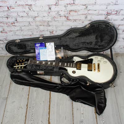 Gibson - 2005 Les Paul Studio Deluxe Tuxedo Electric Guitar Alpine White w/OHSC - USED image 11