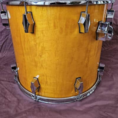 Fibes Floor Tom - Amber Lacquer 16" - Austin image 9