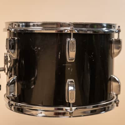 Vintage Rogers R-380 "Double Soul" Jet Black Drum Set image 18