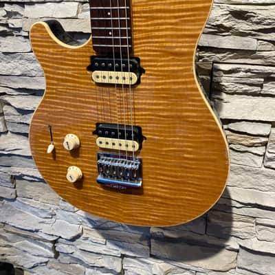 Ernie Ball Music Man Axis Super Sport lefty Natural Flame Maple Top image 15