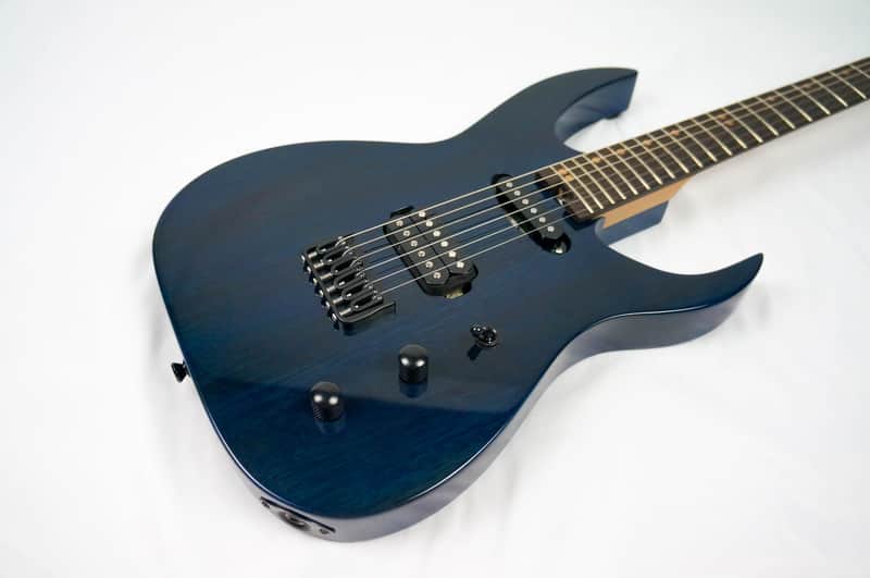 Swisher Handmade Machine 6 2022 Indigo Blue Electric Guitar image 1