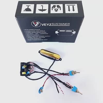 Veyz Sustainer Pickup - Telecaster Neck Design | Hosco Japan Push - Push Potentiometer & Tone Capacitor Included | Not a Sustainiac Stealth Pro Nor Fernandes Sustainer  | image 2