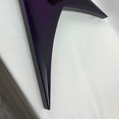 ESP E-II Alexi Laiho Signature Ripped Purple Fade Satin with Pinstripes B-Stock image 6