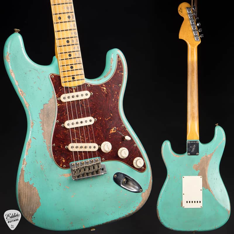 Fender Custom Shop Masterbuilt 1969 Stratocaster Relic - Sea Foam Green image 1