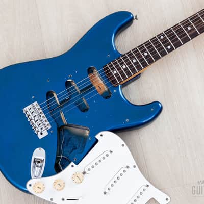 1981 Tokai Springy Sound ST60 Vintage S-Style Guitar Metallic Blue, 100% Original w/ Case, Japan image 20